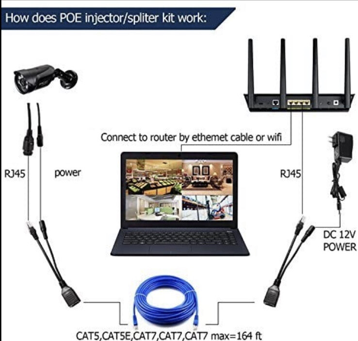 Security IP POE Camera 1080P HD Bullet Camera