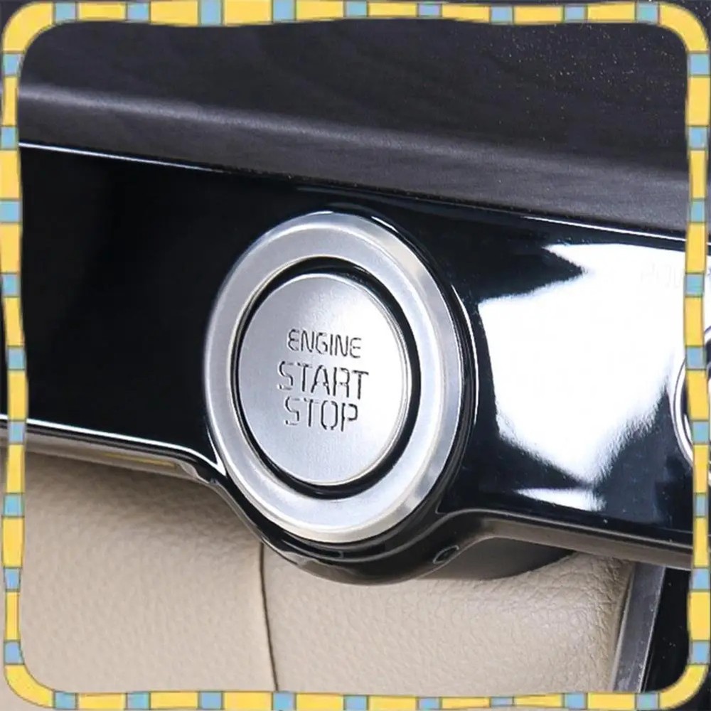 Engine Button Cover Stop Key Ignition Switch Sticker Trim For Kia
