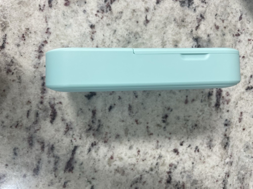 Phomemo D30 Smart Mini Label Maker Light Blue with Carrying Case & Label Rolls