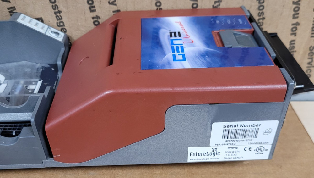FutureLogic GEN2 Slot Machine Ticket Printer, UNIVERSAL INC (UNTESTED)