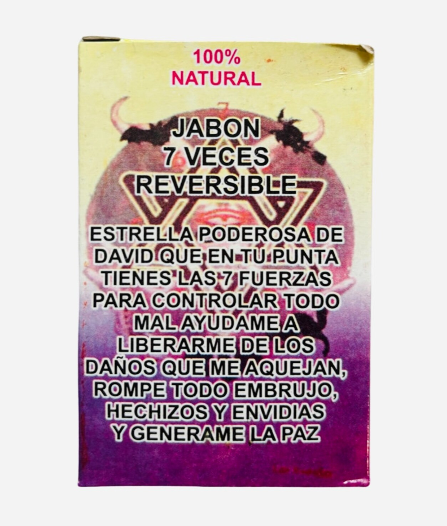 7 VECES REVERSIBLE Jabon - 7 Times Reversible Soap Para Limpias Rompe y Revierte