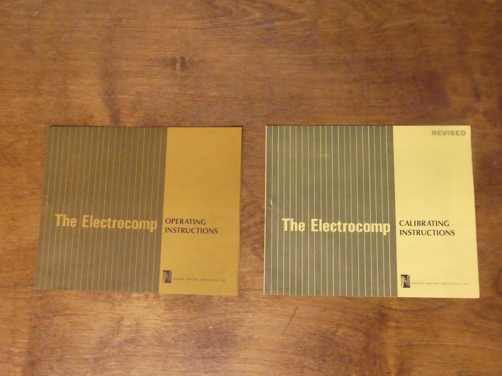 Vintage Beckman Instruments Electrocomp Electric Heating Rare Early Computer