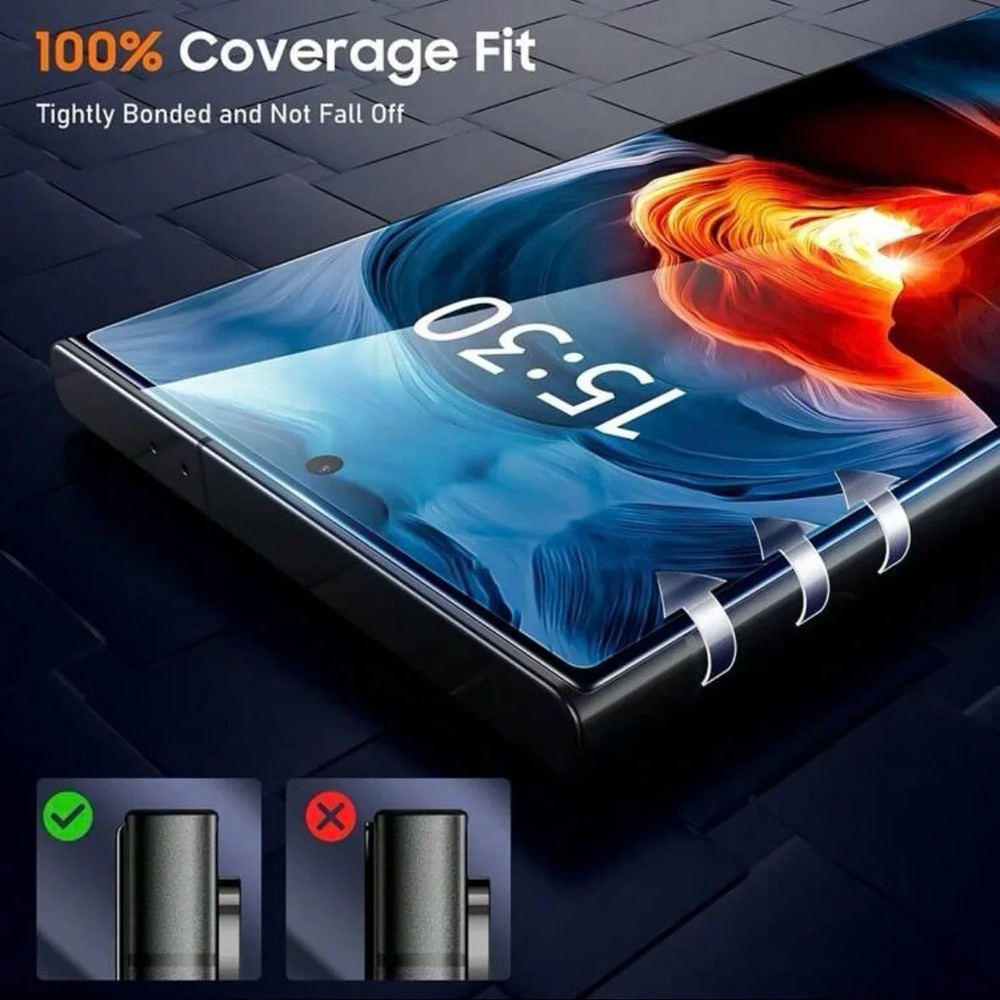 2 Pack Samsung Galaxy Screen Protector | Tempered Glass HD Clear