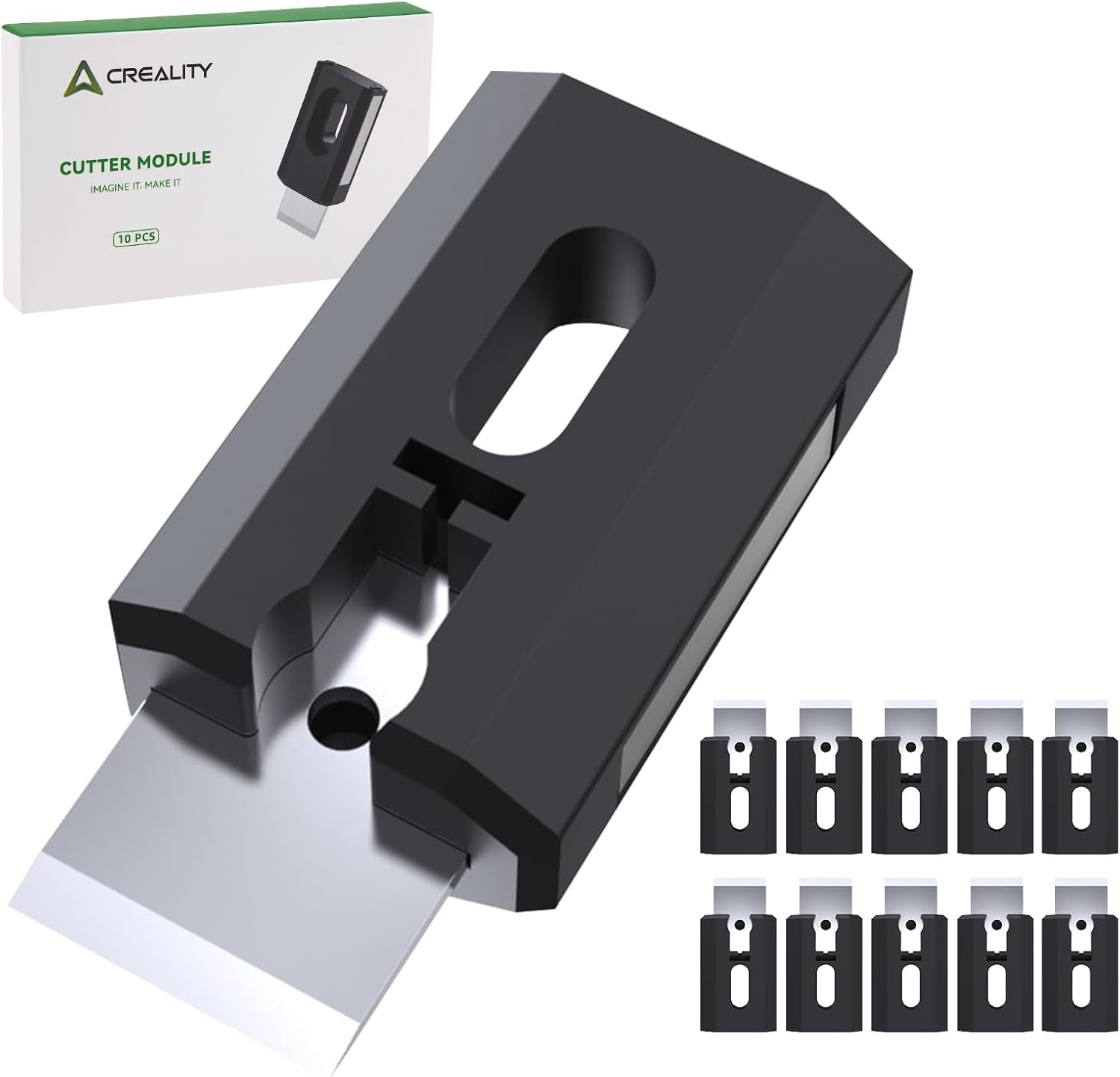 Creality K2 Plus/K2/K2 Pro Filament Cutter Module Replacement Fast Cut Off 10PCS