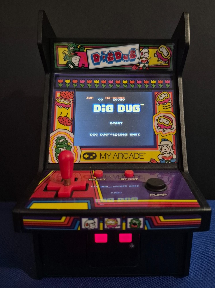 My Arcade Micro Players (6) Games - Used Open Box - Elevator Action, Mappy