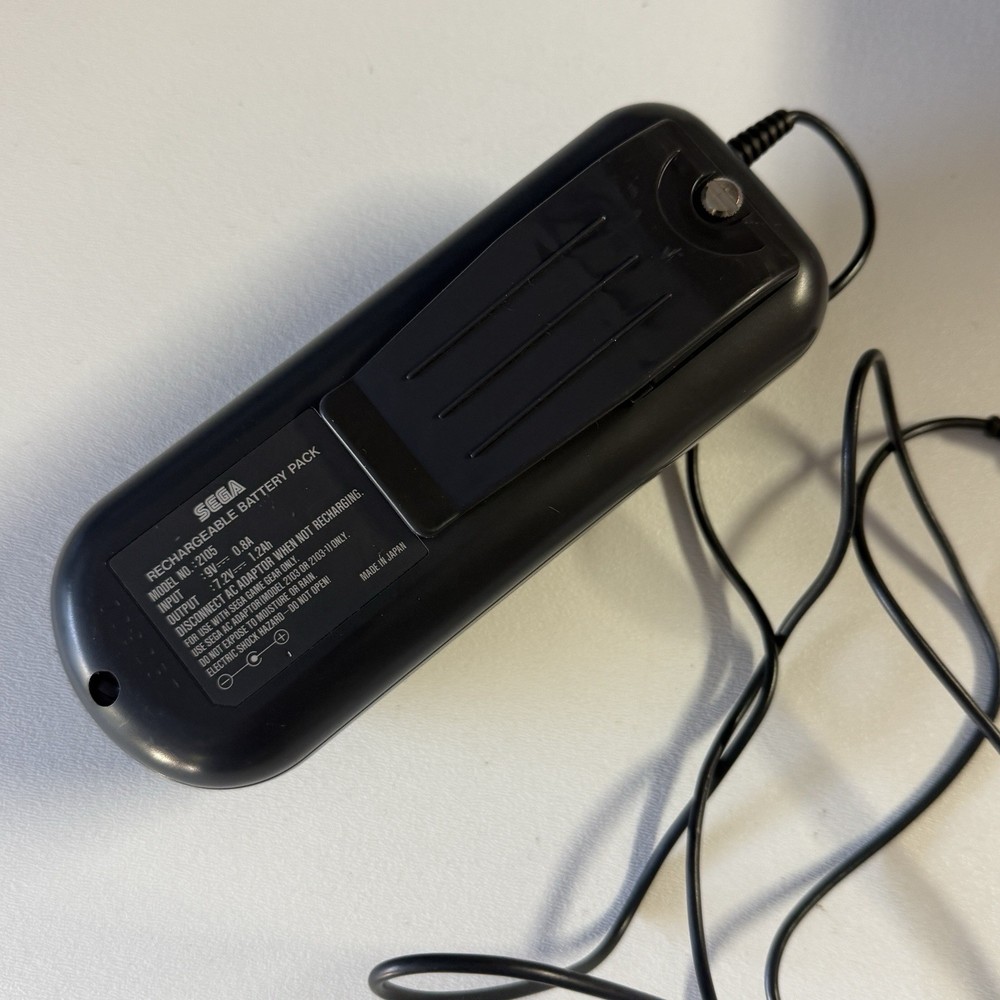 SEGA GAME GEAR RECHARGEABLE BATTERY PACK 2105 7.2V UNTESTED