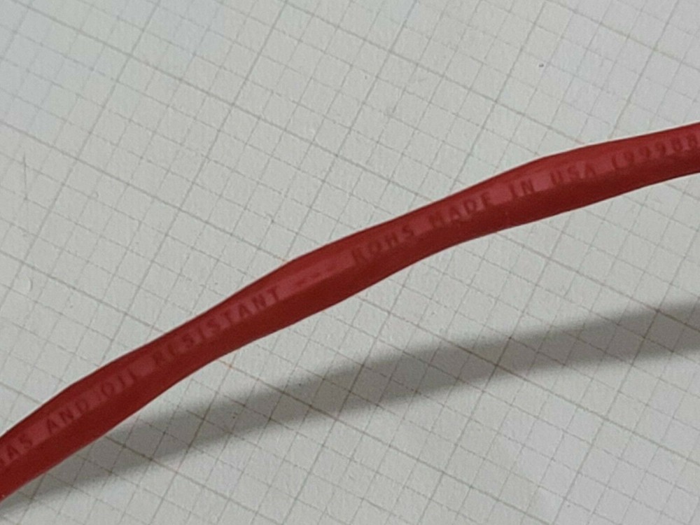 Carol C8111 16/2C Shielded FEP/FEP Control/Communications Cable CMP Red /10ft