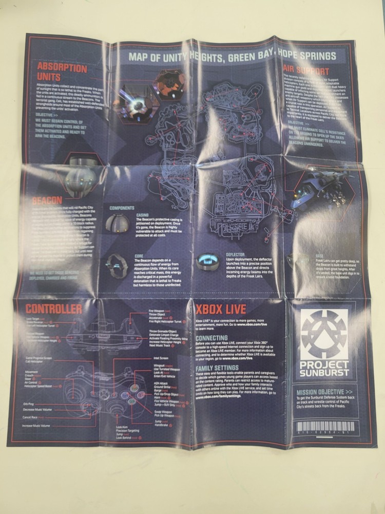 crackdown 2 xbox 360 Manual Only