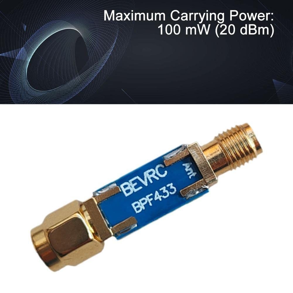 Bandpass Filter 1dB Bandwidth Light Weight Low Insertion Loss Reduce Noise