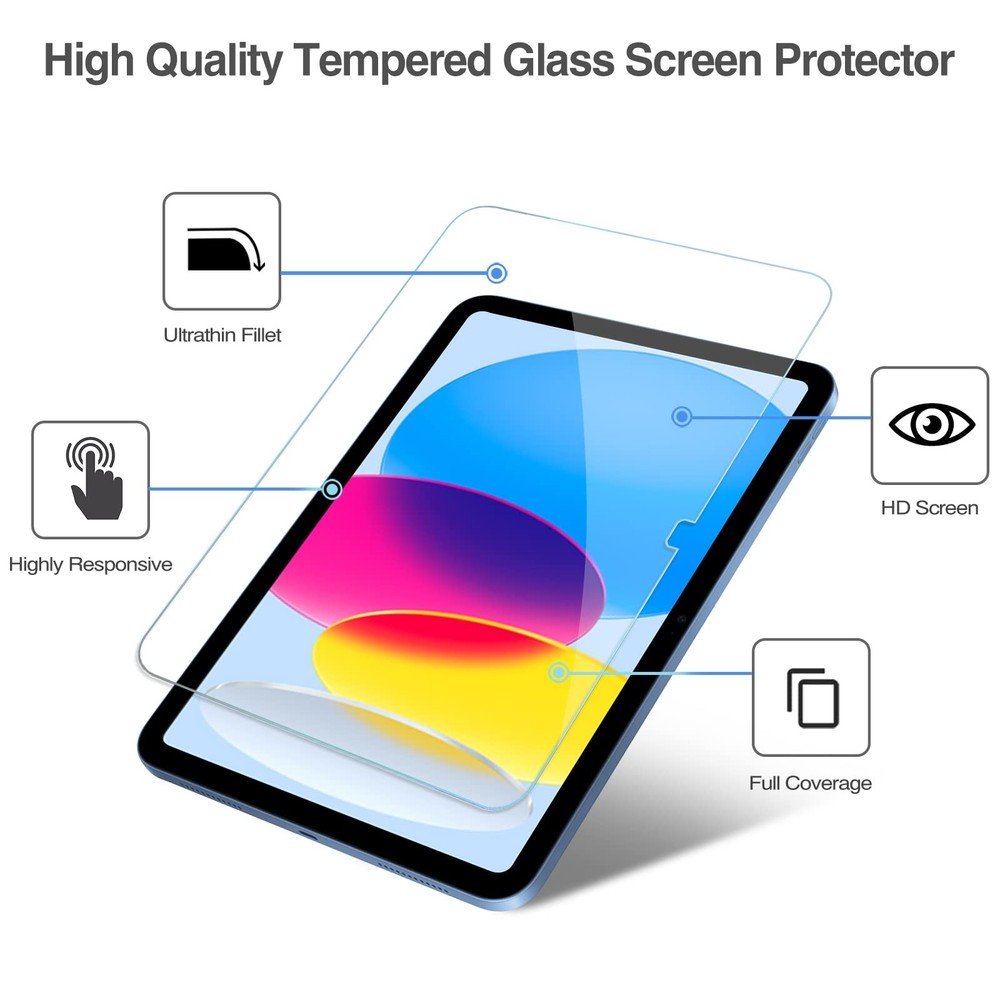 ProCase 2 Pcs Screen Protector for iPad A16 2025 2 Protector, Clear