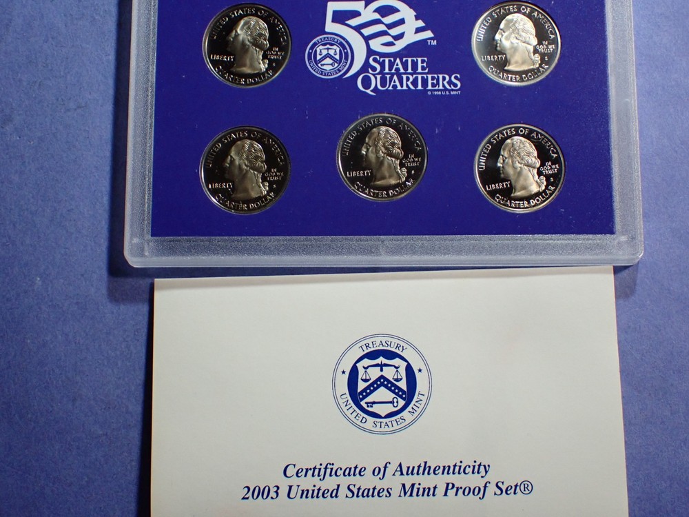 2003-S Proof Set 10 Coins in OGP