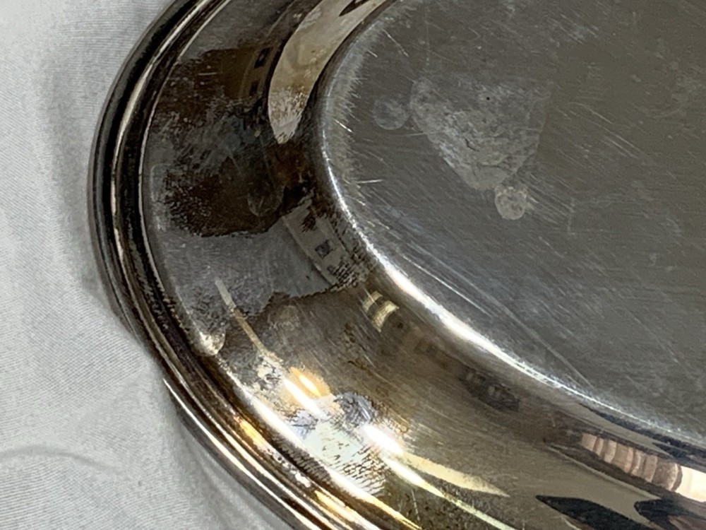 Oneida Silversmiths Silverplate Oval Serving Tray Platter Elegant Tableware