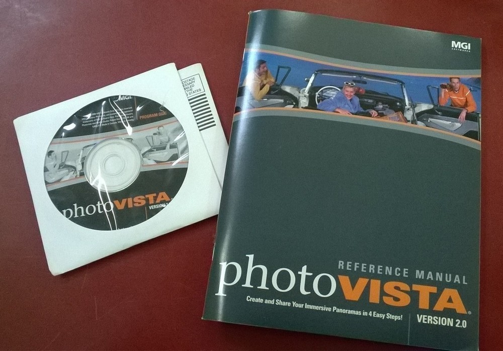 Software PC MGI PhotoVista Version 2.0 NEW READ