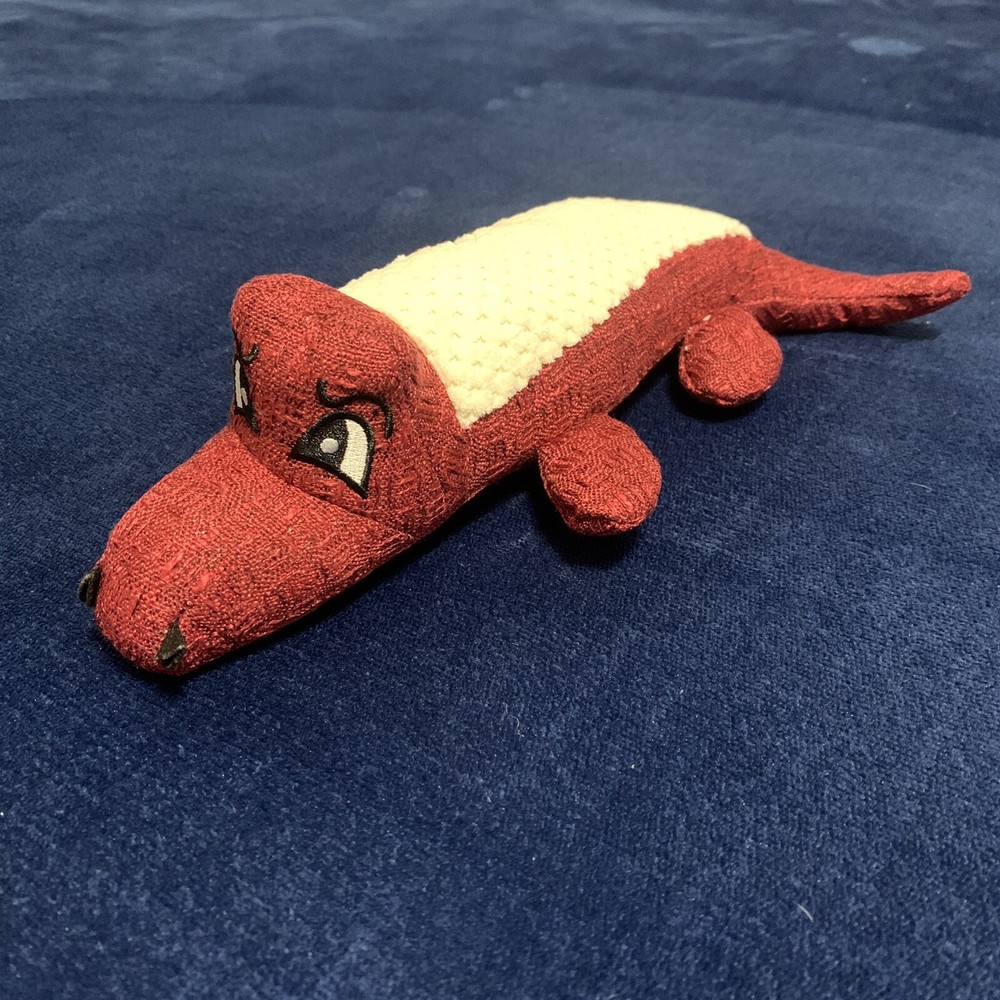 Pet Plush Linen Toy Corn Kernel Vocal Crocodile Shape Bite-resistant Molar Teeth