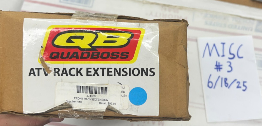 Quad Boss Adjustable Front Rack Extension 574330