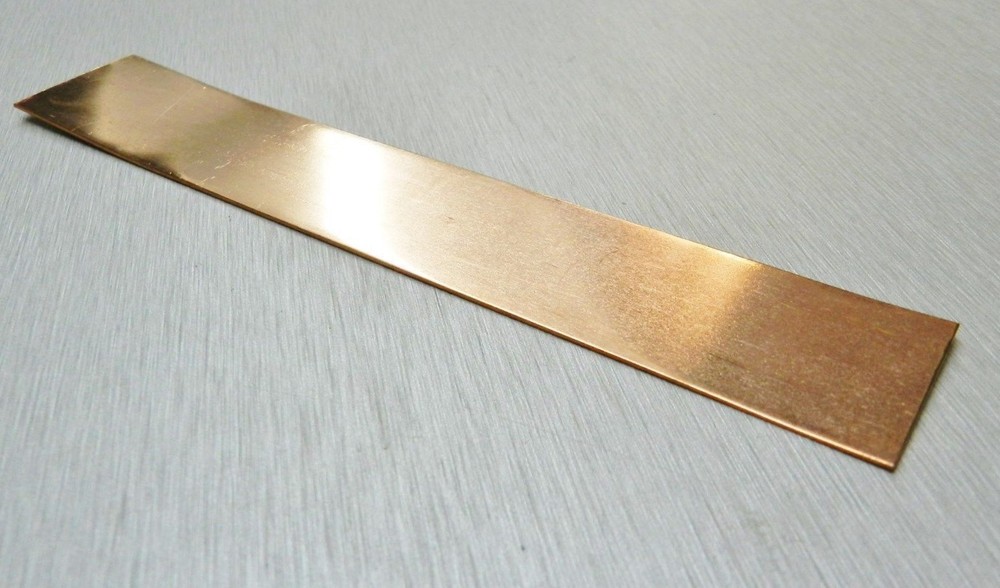Pure Copper Jewelry Plating Anode for Electro Plater Rectifier Machine 1" x 6"