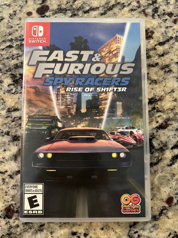 Fast & Furious Spy Racers Nintendo Switch Case Only - Empty Replacement Case
