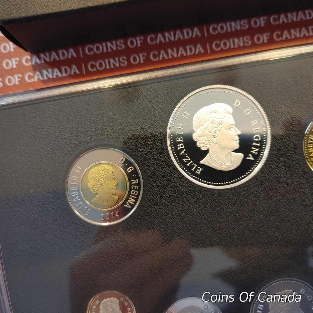 2014 Canada Special Edition Silver Dollar Proof Set -Damaged Case #coinsofcanada