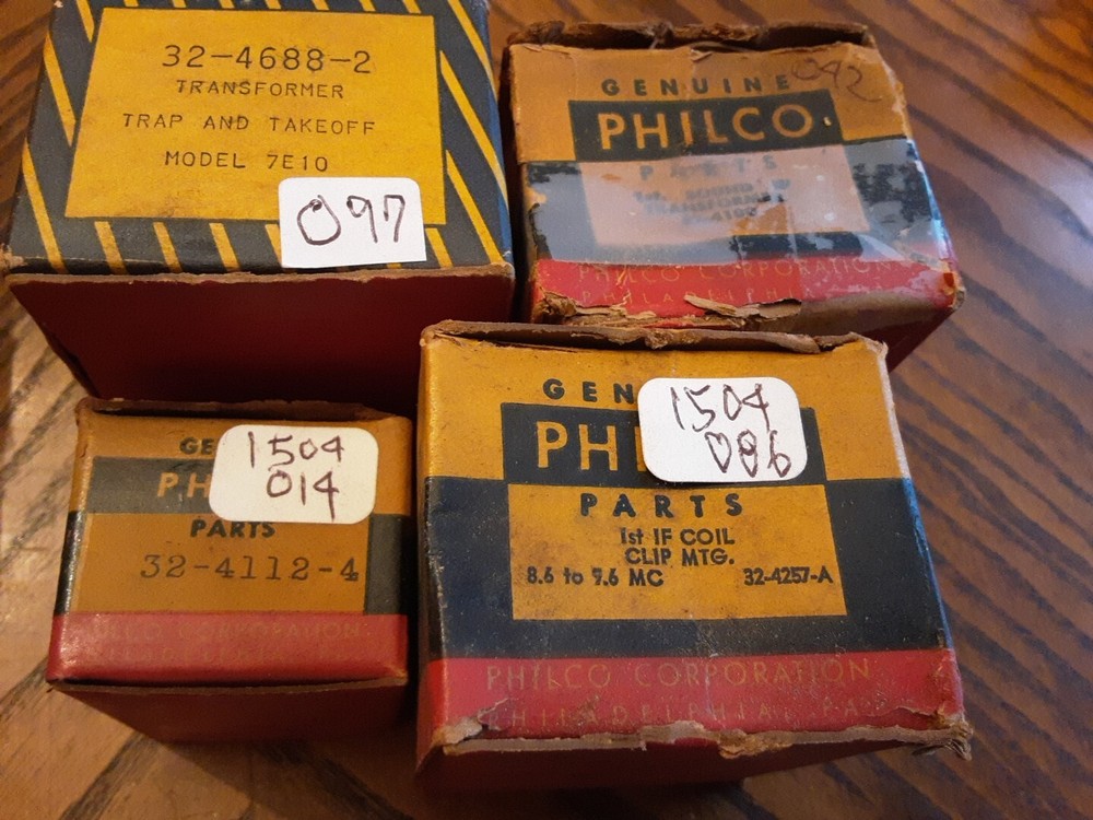 NOS Philco ANT Osc Coil Rf Lot