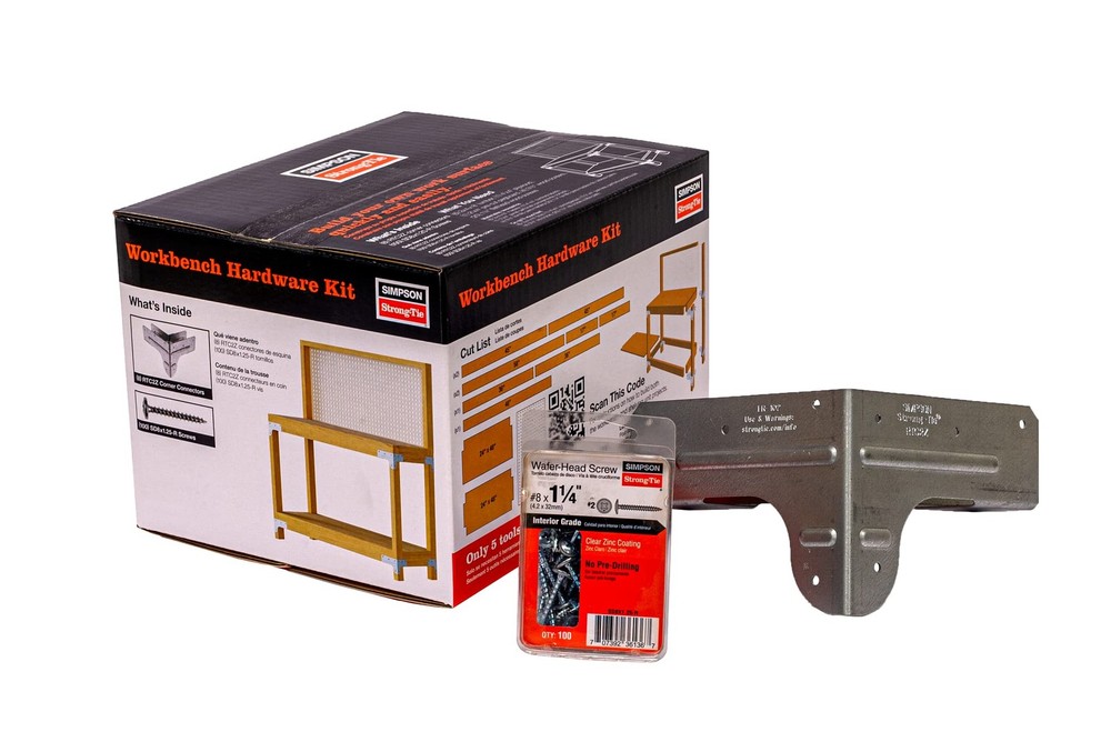 Simpson Strong-Tie WBSK WBSK Workbench and Shelving Hardware Kit