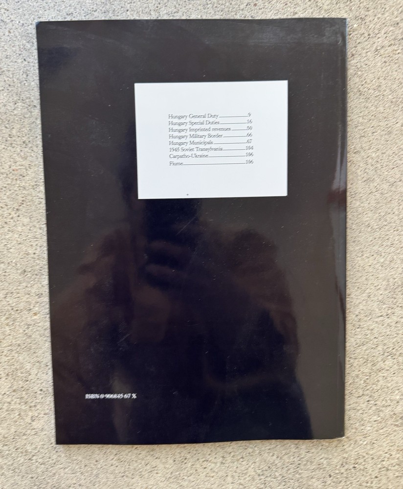 Hungary Revenues Barefoot 2007 3rd Edition Stamp Catalog Fiscal Philately