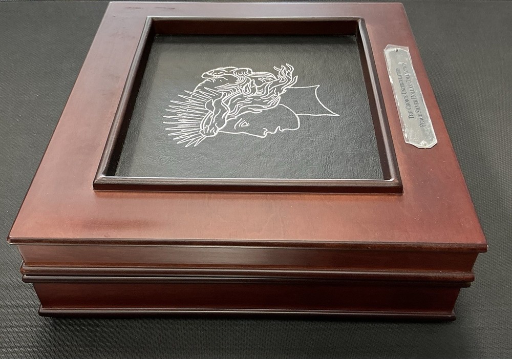 UNC Peace Silver Dollar Collection Display Case ~ PCS Stamps & Coins