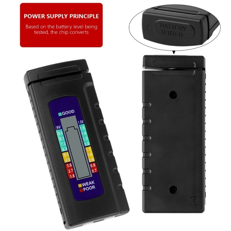 Digital Battery Analyzers for Remote Controls Toys Flashlights