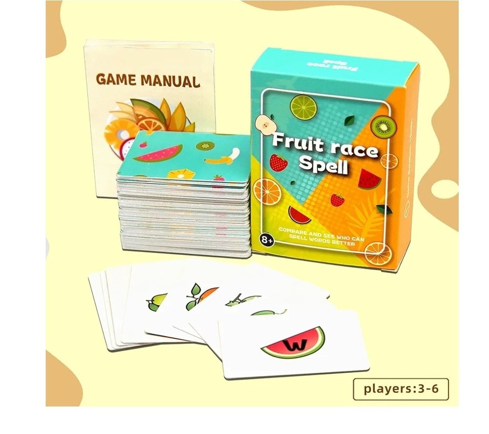 Fruit Race Spell Game