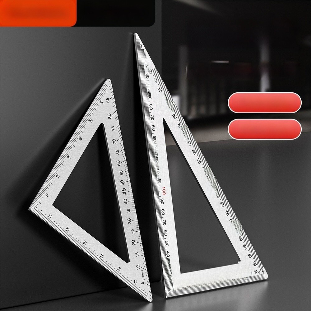 2mm Thick Stainless Steel Set Square for Precise Measuring and Layout Work