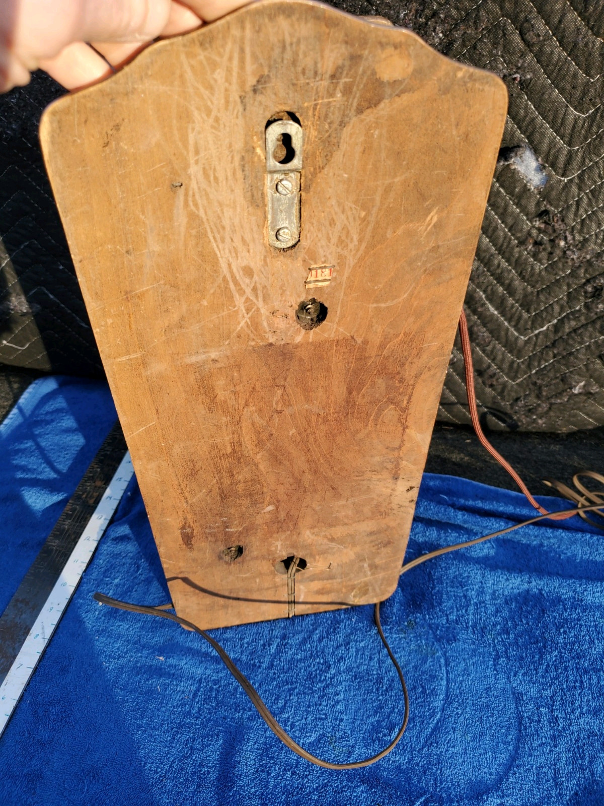 Antique Tube Radio Receiver Wall Telephone The Country Belle By Guild