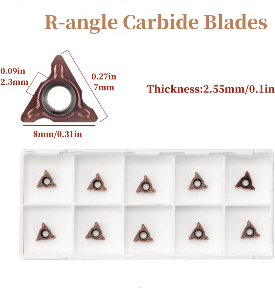 2 in 1 Pneumatic Chamfering Tool,Air Chamfer Tool with 8 C-Angle & 16 R-Angle Bl