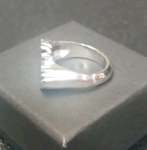 Kelsey Handmade Silver Ring Size 8