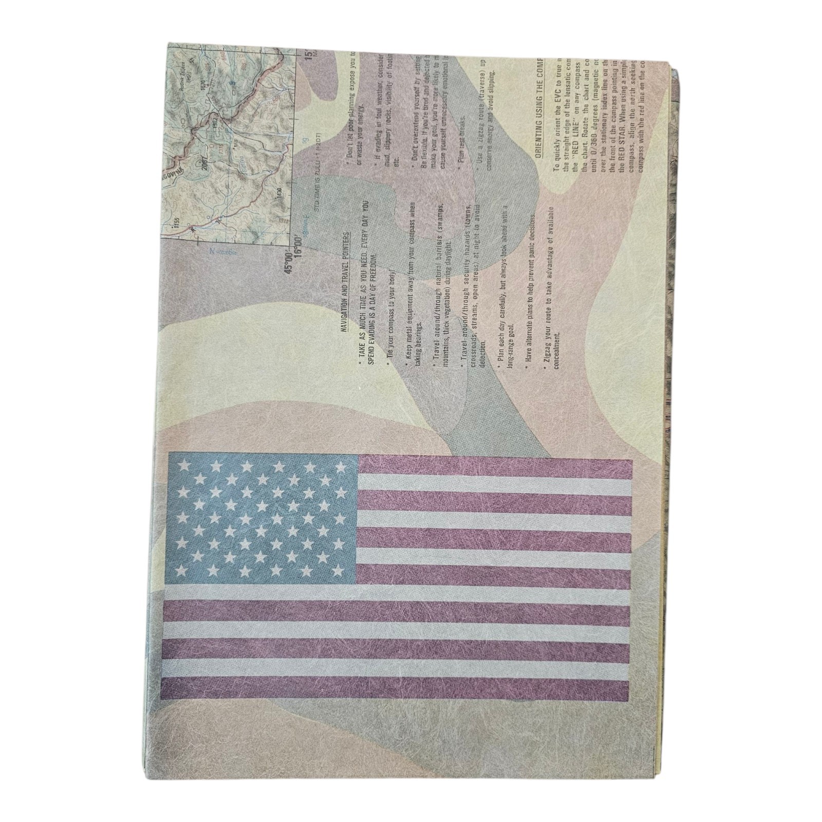 1995 Evasion Chart (EVC) Map NL-33B Austria, Bosnia, Herzegovina, And More!