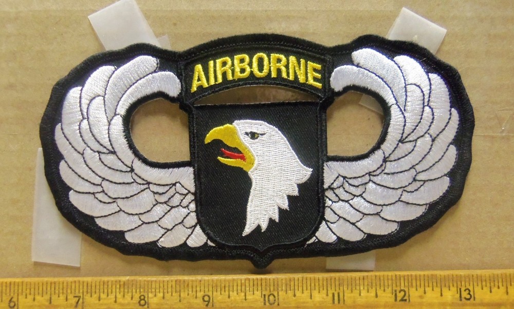 X-Large US Army – 101st Airborne Wings Embroidered Patch