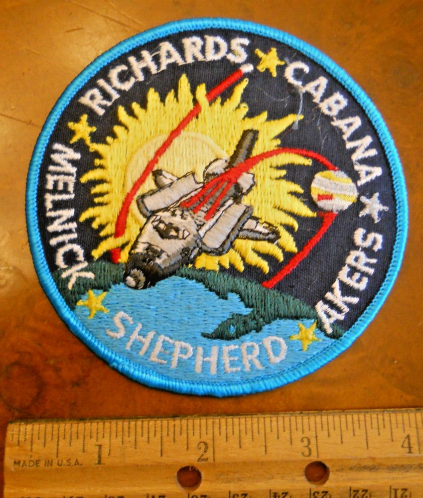 NASA 4" MISSION PATCH STS-41, DISCOVERY, ULYSSES LAUNCH, 1990, NEW WITHOUT TAG