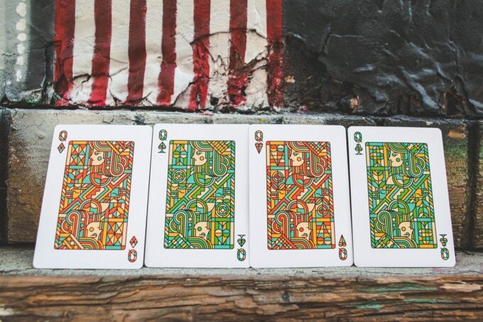 Bloodlines (Ruby & Emerald) Playing Cards - Cartamundi - Riffle Shuffle