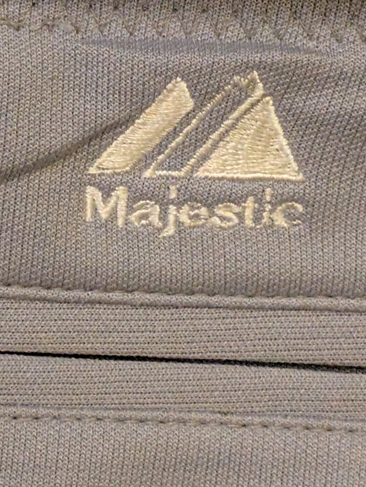 NEW Men's Majestic MLB ON-FIELD Cool Base Gray Baseball Pants L 36X32
