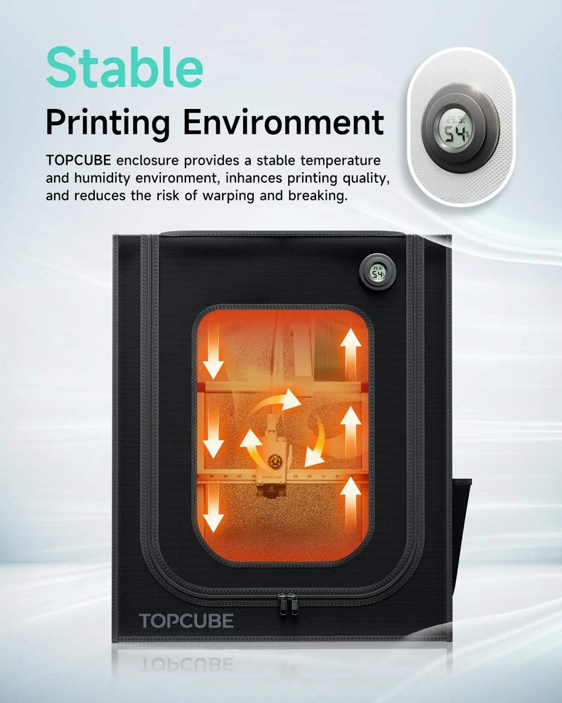 YOOPAI 3D Printer Enclosure for Bambu Lab A1 & A1 Mini – Fireproof, Dustproof La