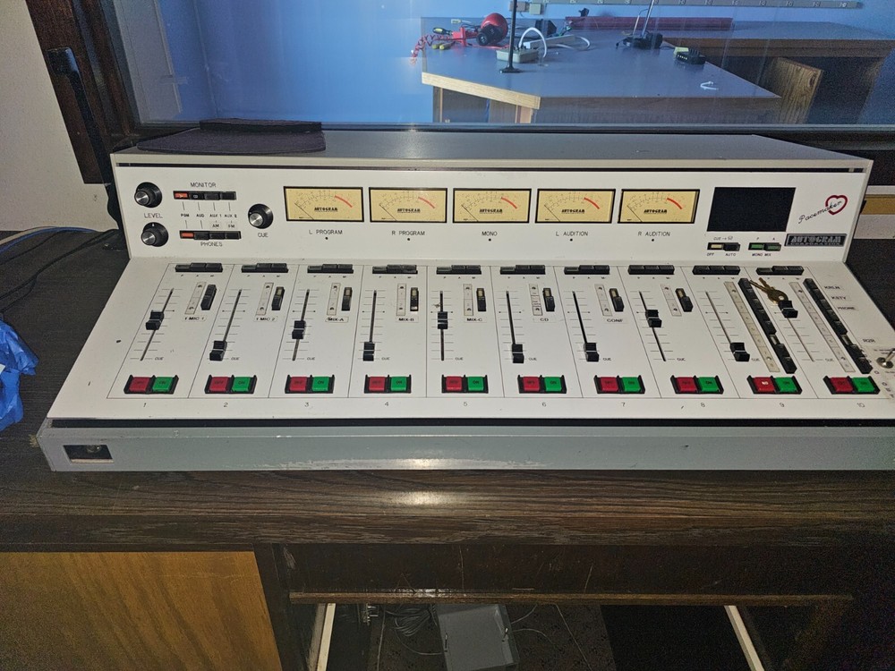 broadcast equipment mixer board