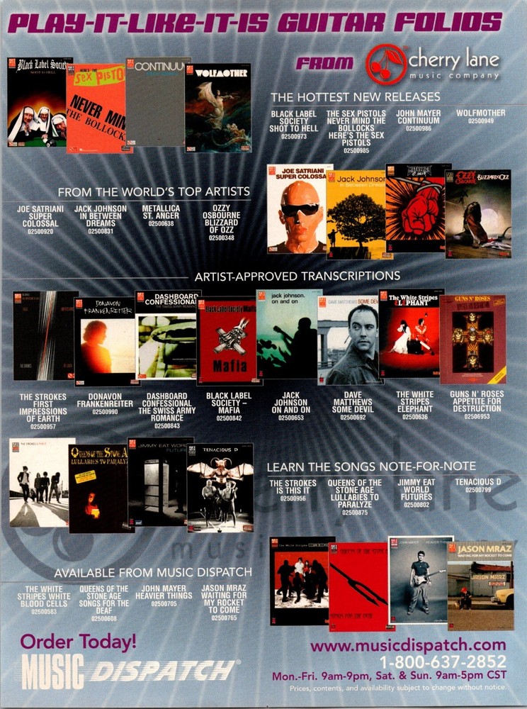 Music Dispatch Original Print Ad