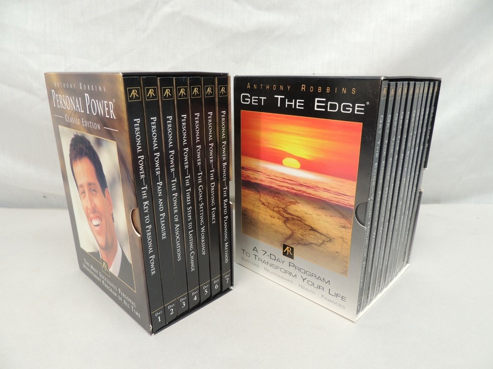 ANTHONY ROBBINS PERSONAL POWER CD SET GET THE EDGE TRANSFORM YOUR LIFE