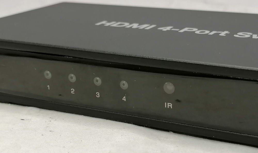 FireFold 4×1 HDMI Switcher With Cables And Remote