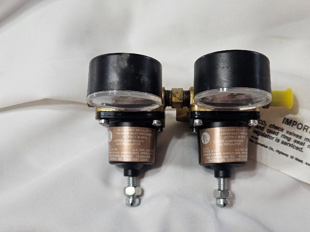 Cornelius Dual Secondary Low Pressure CO2 Regulator