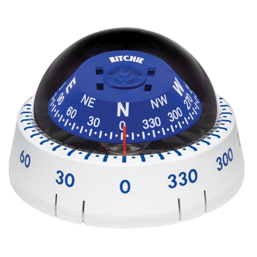 Ritchie XP-99W Kayaker Compass bundle - Surface Mount - White RITCHIE COMPASS XP