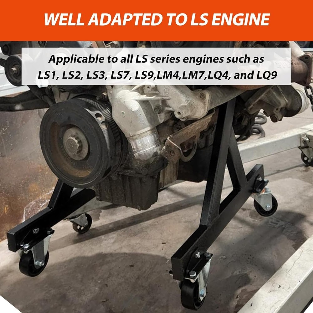 2 PCS LS Engine Mount Cradle - Precision Support for V8 Engines & Transmissions