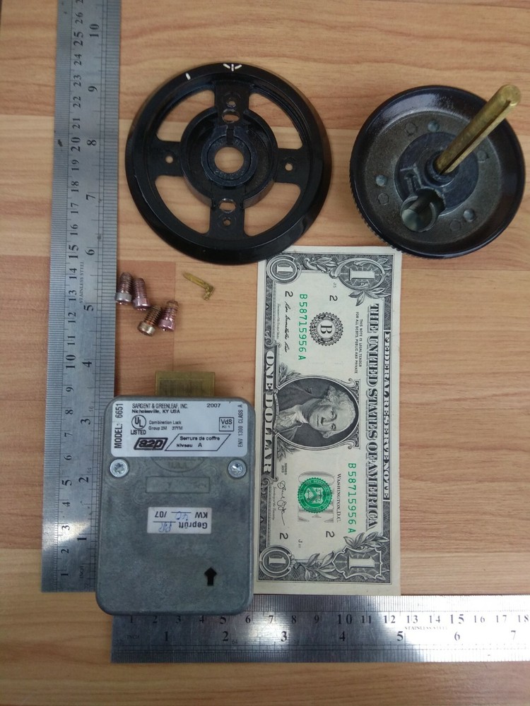 #57 combination lock Safe Sargent & Greenleaf Model 6651- Used