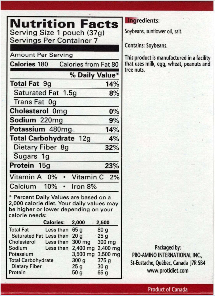 Proti Diet Roasted Soy Nuts