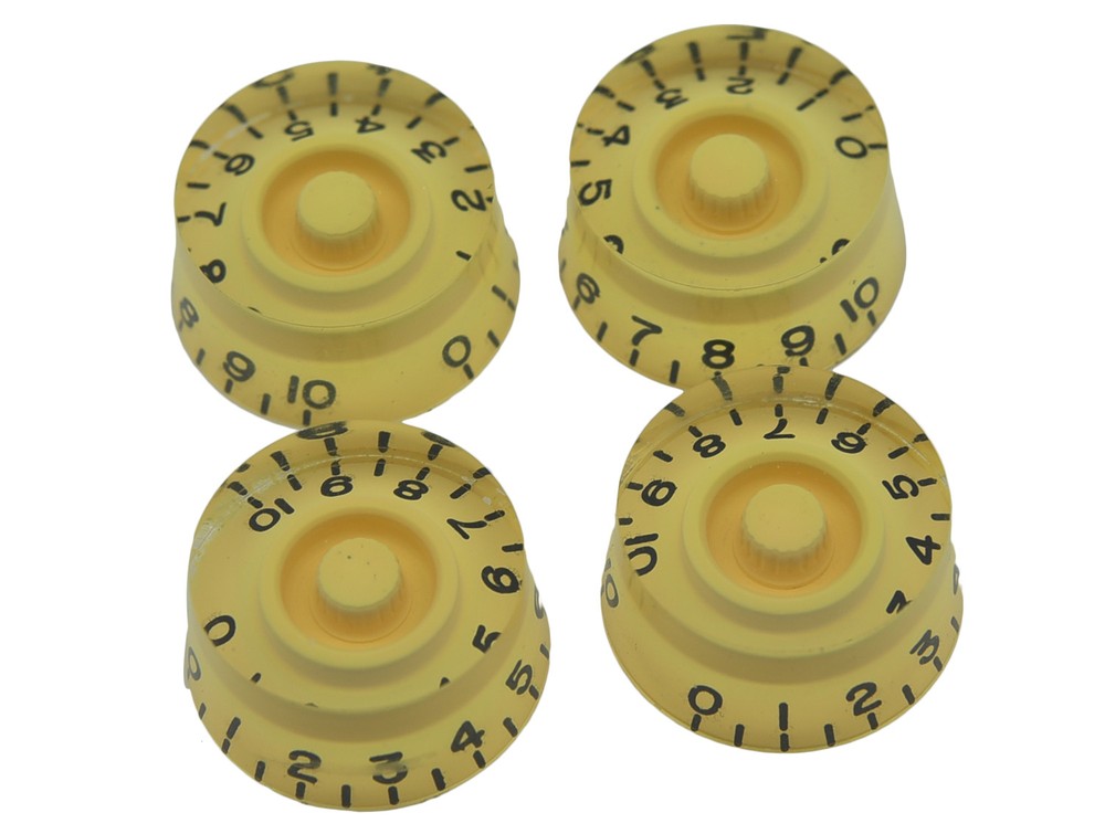 4 Pcs LP Speed Knobs Control Knobs Vintage Cream Fits Les Paul Guitar
