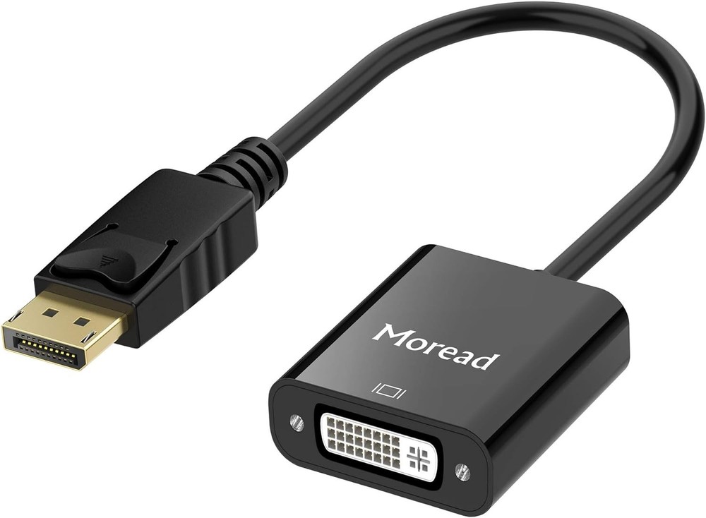 Gold-Plated DisplayPort to DVI Adapter - High Performance & Secure Connection