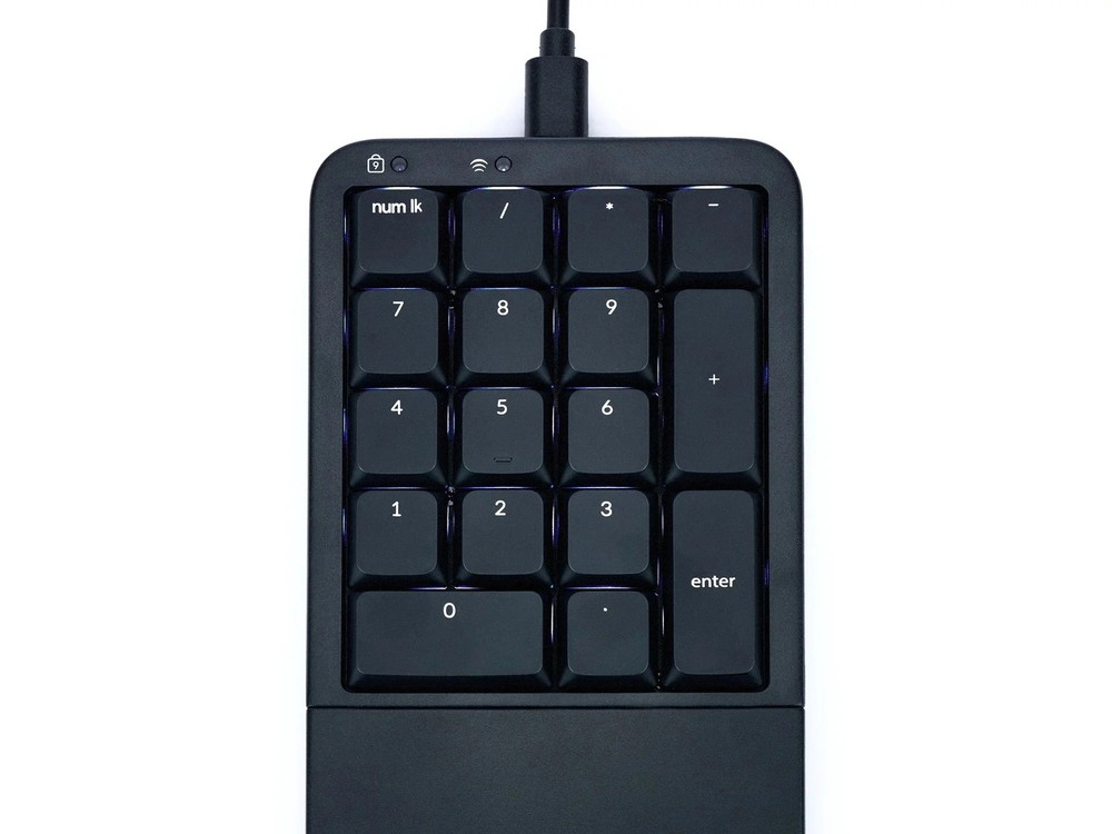 KINESIS Mechanical Keypad LP Numeric 10-Key for Mac & PC, Wired & Wireless Mode